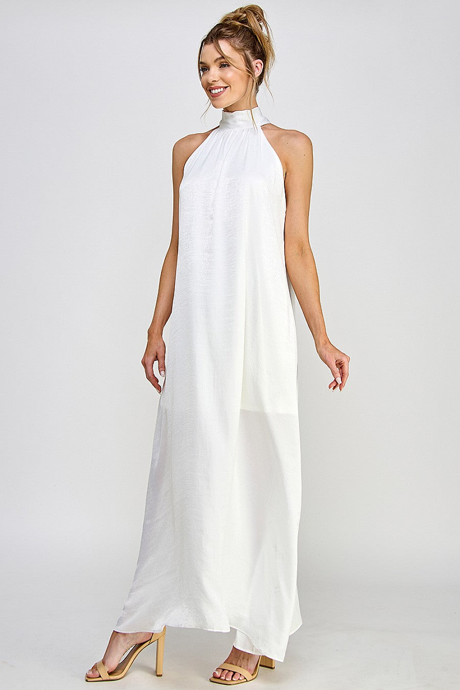 Long Halter Neck Dress