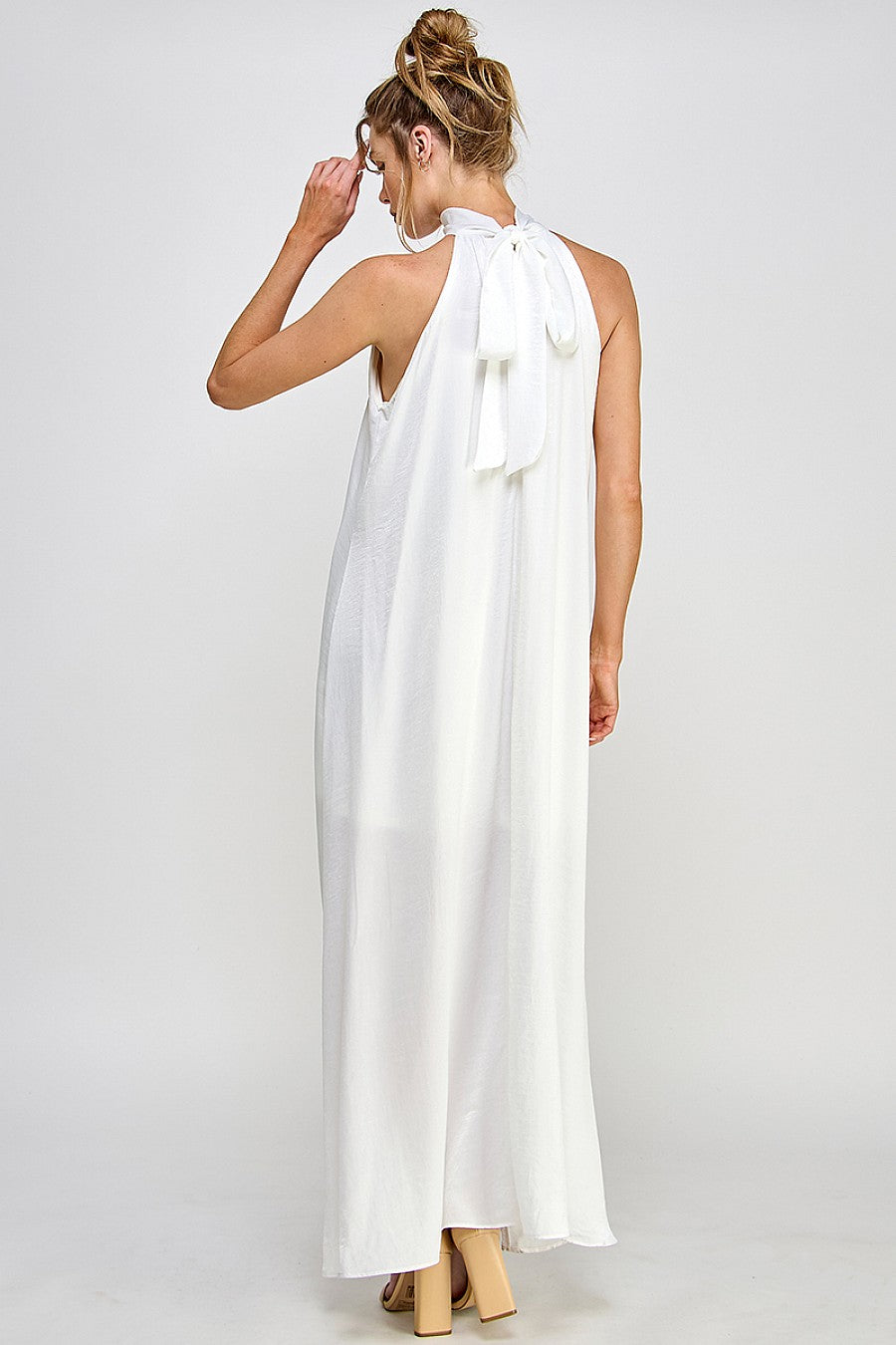 Long Halter Neck Dress